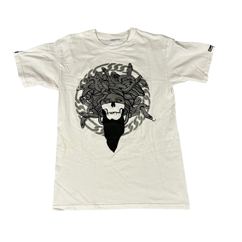 Crooks & Castles White and Black Graphic Tee